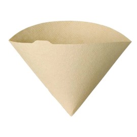 Hario V60 Paper Coffee Filters, Size 02, Natural, Tabbed - 100 Counts