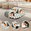 PINVNBY 3 Pcs Guinea Pig Hideout and Tunnel Bed, Removable