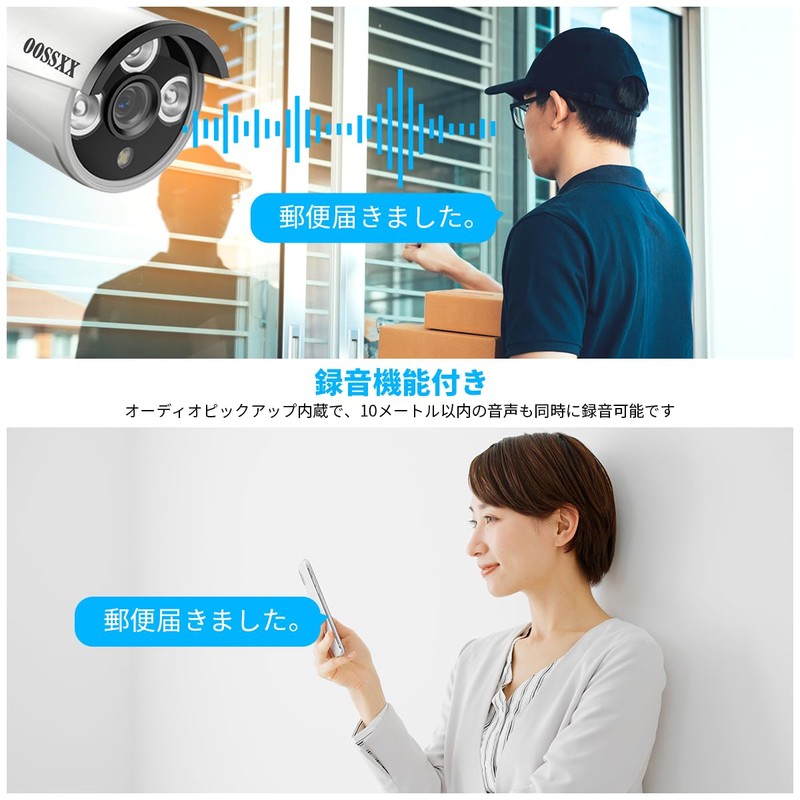 (AI Human Body Detection, Audio Recording, IP67 Waterproof and Dustproof),
