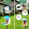 Proerr 79In Smart Bird Feeder Pole Mount Kit,Adjustable Bird House