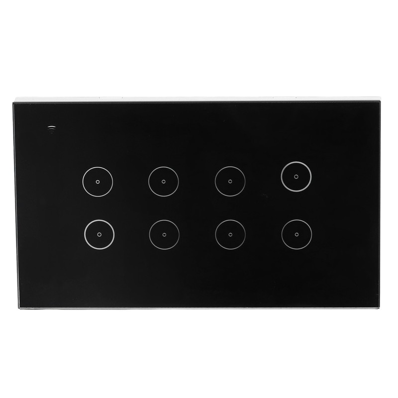 8 Gang Smart Switch WiFi Wall Switch Remote Control Touch