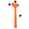 Neiko 02846A 1 LB Dead Blow Hammer, Neon Orange I