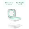 INUSO® 2025 New Slim Retainer Case with Mirror, Silicone Anti-Slip