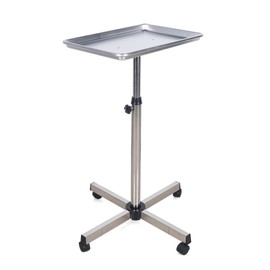 Fetcoi Salon Rolling Tray Cart, Adjustable Height Aluminium Alloy Hairdressing Mobile Cart Barbershop Cart with Salon Beauty Spa Tattoo Mobile Beauty Spa Service