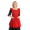 LilMents Retro Adjustable Ruffle Apron Kitchen Cooking Baking Cleaning Maid