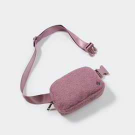 Pander Fanny Pack Everywhere Fleece Belt Bag for Women and Men with Adjustable Strap Belt, 1L. (Purple Lavender)