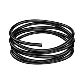 Pawfly Aquarium Airline Hose 2 m Standard 4-6 mm Hose for Aquarium Air Pump Flexible Kink Resistant Pure PVC Hose for Aquarium Garden Terrarium Pond, Black