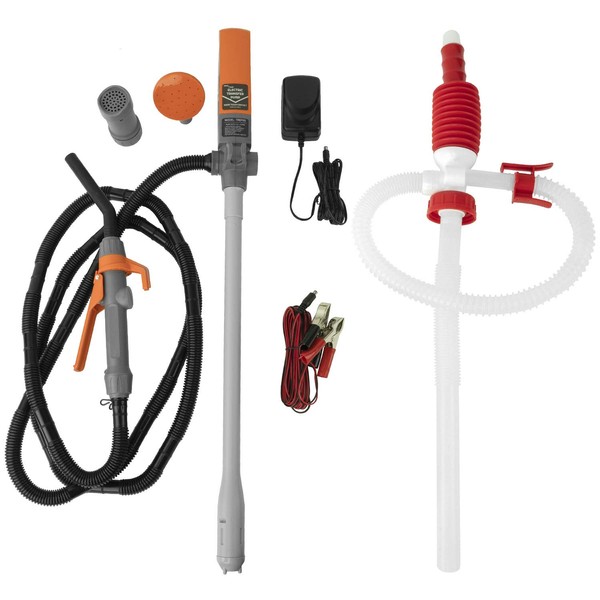 TERA PUMP - Portable Gas Pump Bundle, Electric-Powered Liquid Transfer