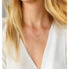 STARCHENIE Rose Gold Cross Necklace for Wome 925 Sterling Silver