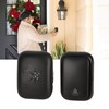 Black Self Powered Wireless Doorbell No Wiring Punching Outdoor Welcome