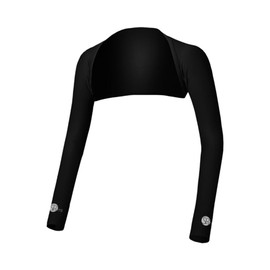 SParms Premium Sun Protection Shoulder Wraps (Black, Medium)