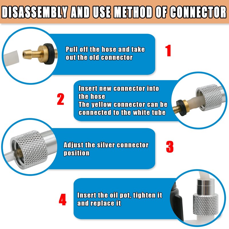 XiTuanYuan Brake Bleed Kit Cap for 3L Liquid Bleeder Vacuum