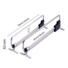 Telescopic Closet Hanger Rail, Retractable Wardrobe Closet Pull Out Rod