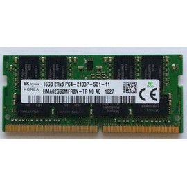 SK Hynix 16GB PC4-2133P 2Rx8 DDR4 2133MHz So-Dimm Laptop Memory HMA82GS6MFR8N-TF