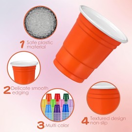 LATERN 200Pcs Multicolor Shot Glasses, 60ml Plastic Shot Cups Reusable Jelly Shots Sample Tasting Cups Dessert Tumblers for Birthday Wedding Christmas Snack Hen Party (5cm x 5cm, 5 Colors)