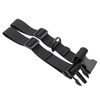 POFET Pack of 2 Adjustable Chest Strap Backpack Straps, Black