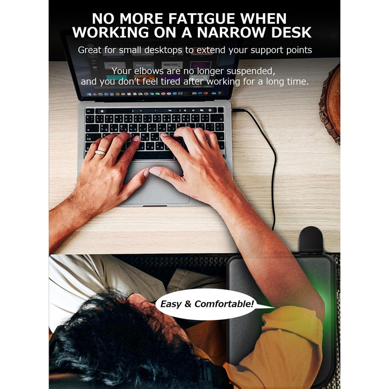 NODOCA Arm Rest for Desk, Ergonomics Wrist Rest, Desk Extender,