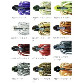 デプス(deps) ラバージグ フラットバックジグ 1/4oz パンプキンシード #31