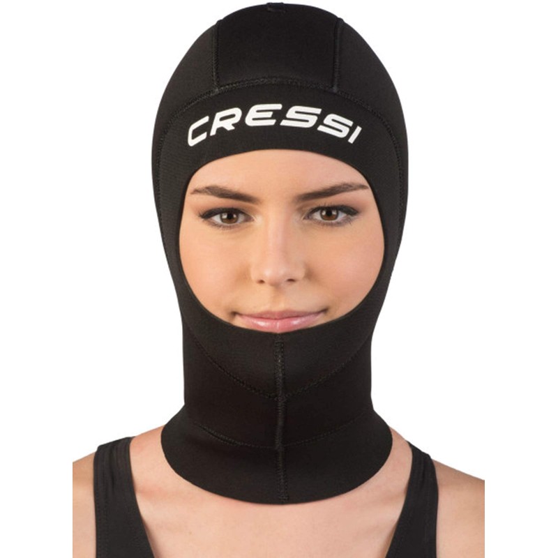 Cressi Solo Hood 5mm Neoprene Hood Medium Black