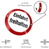 Sosenco Einfahrt freihalten Schild – Kreis 20 cm – Keramik
