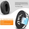 SOULWIT Cooling Gel Replacement Ear Pads for Razer BlackShark Black