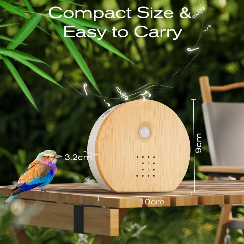 Acemall Bird Chirping Motion Sensor Box, Bird Chirping, Natural Sounds