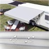 CYLAND RV Awning Fabric Replacement,18.5oz Outdoor Vinyl Camper Trailer Motorized