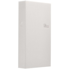 Nakabayashi TCPK-L-240-PW Photo Album File with Pockets, 240 Pockets, 3.5 x 5-in. Photos (L-Size), Plain White