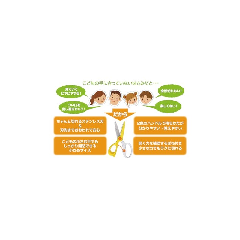KUMON PUBLISHING AA-20 KUMON First Scissors for Left Hand, For