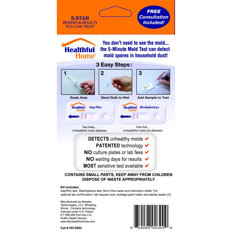 Healthful Home 5-minute Mold Test (HH2003)