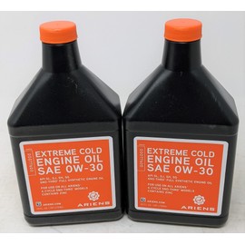 Ariens Pack of 2 SAE 0W-30 Extreme Cold Engine Oil 20oz 00077600