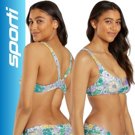 Sporti Active Floral Sport Bikini Top - Floral - X-Large