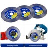 3PCS 115mm (4.5")Mesh Turbo Diamond Cutting Blades - Dry Ultra
