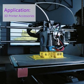 DMiotech 1 Pack PTFE Tubing Hose Pipe Insulating Tube, 1.5mm ID 1.9mm OD x 6.6ft for 3D Printer Filament