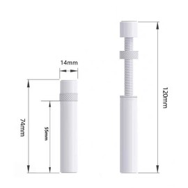 Mijradge Support Bracket Graphics Card GPU , Adjustable Height GPU Sag Bracket with Magnet & Non-Slip Sheet, GPU Brace for Prevent Universal Graphics Card Sag (White)