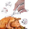 Kitchen Scissors with Metal Handles for Chicken, Poultry, Fish, Meat