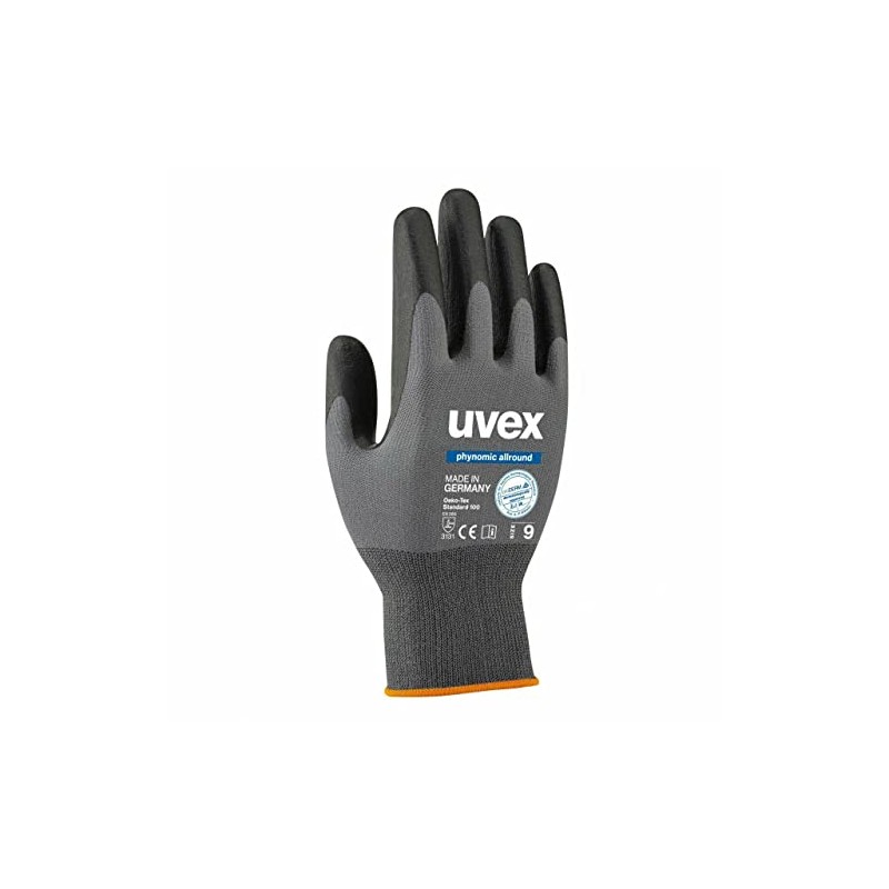uvex Phynomic Allround Lightweight Work Gloves for Men Size 10
