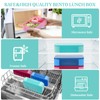 LEIKEEGO Lunch Box Kids,Leak-Proof Bento Lunch Box with Compartments for