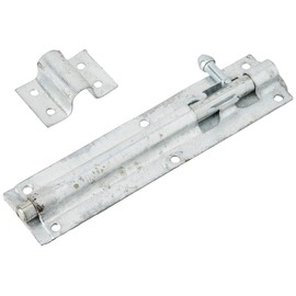 TIMCO Straight Tower Bolt - Hot Dipped Galvanised - 6" - One bolt in a pack.