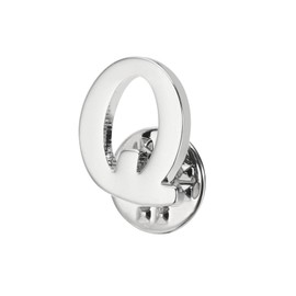 PATIKIL Letter Lapel Pins, Initial Alphabet Collar Pins Letter Brooch Pins for Women Men Shirt Dress Suits Coat Collar, Silver Tone, Letter Q