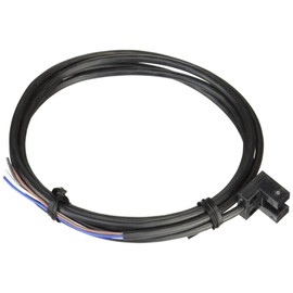 omron Photo/Micro Sensor, Ultra Compact Type (DC Light), Groove Type, L-Type, Detection Distance 0.2 inches (5 mm), Cord Drawer Type, Standard Cord, NPN Output (EE-SX951-W, 1M)