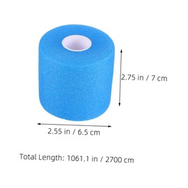 GANAZONO 3rolls Sports Protective Bandage Wraps for Racket Damping Skin-Friendly Tapes for Muscle Support for Tennis Badminton and Athletic Use