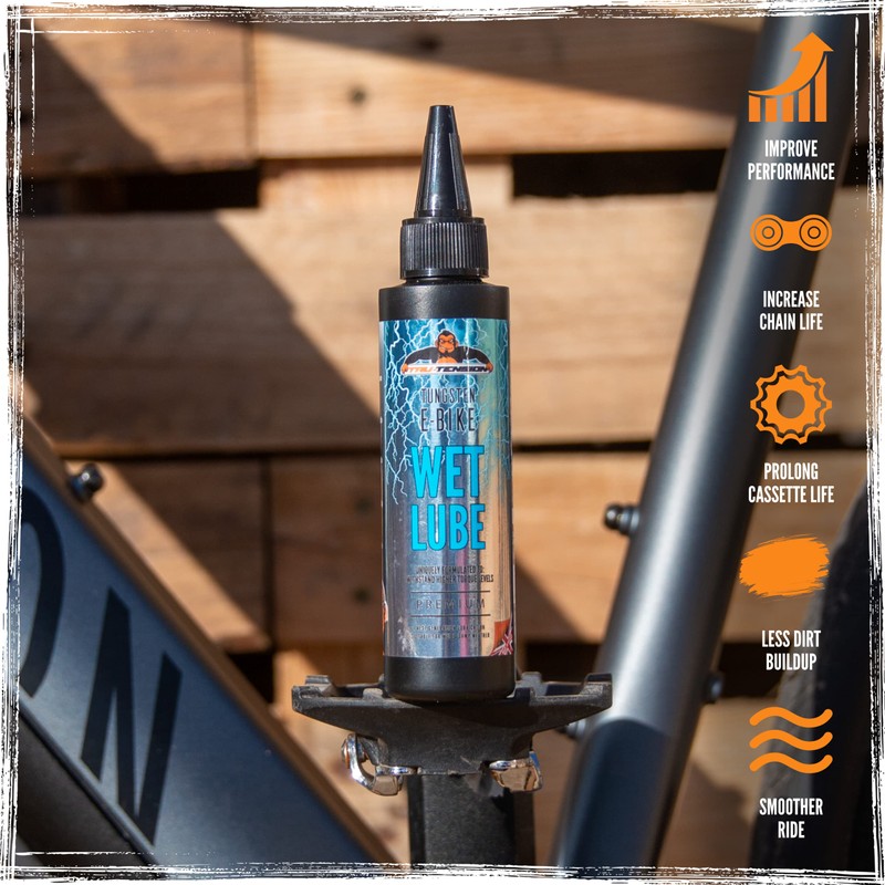 Tru-Tension | E-Tungsten Wet Weather Bicycle Lube | E-Bike Road,