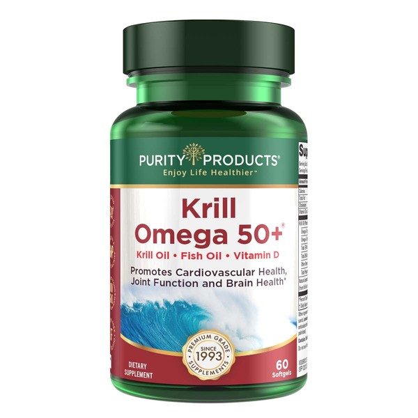 Purity Products Krill Omega 50 (Krill + Fish Oil Blend
