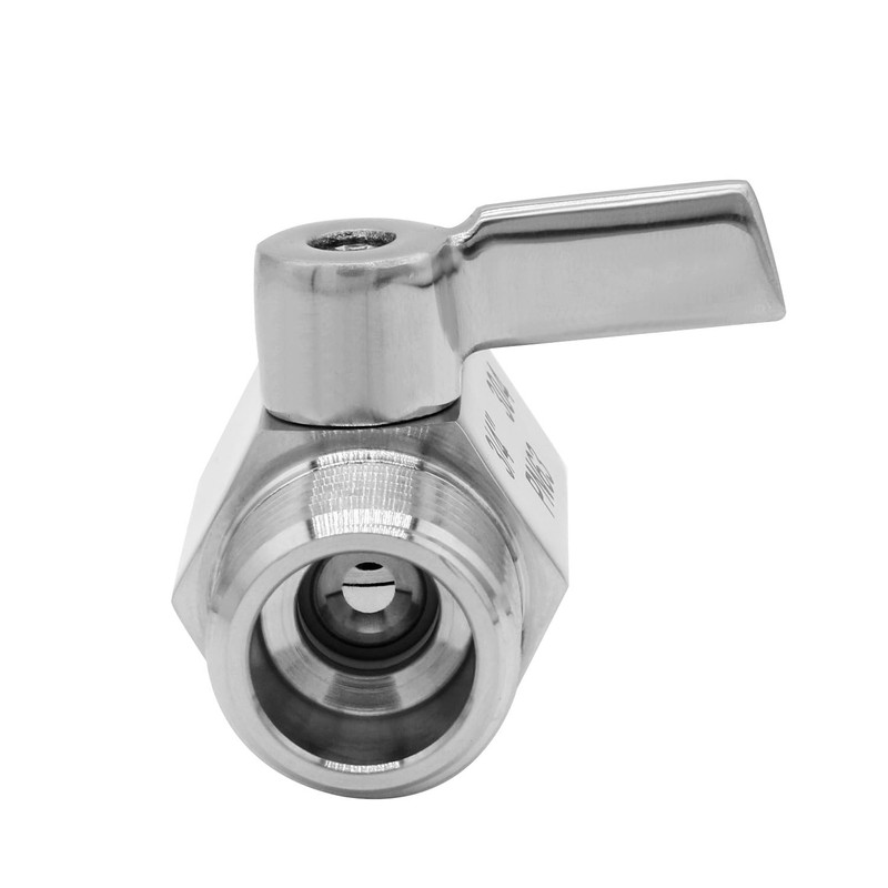 Fitvell Stainless Steel Garden Hose Shut Off Valve 3/4" GHT