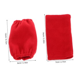 Minkissy 6pcs Moxibustion Stick Protectors Heatproof Metal Moxa Handle Sleeves for Safe Therapy