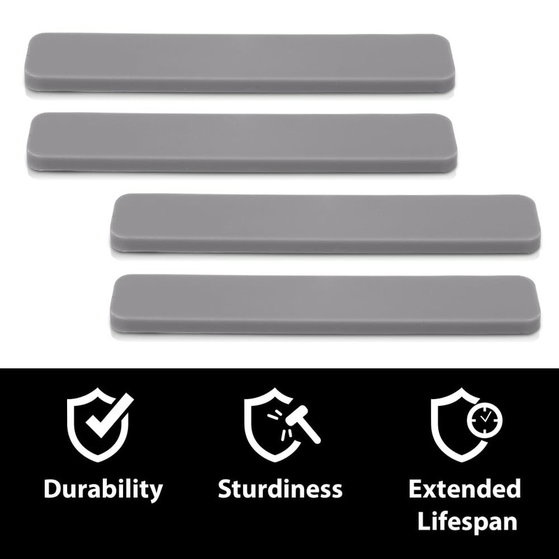 CHEDA 4 PCS Composite Decking Boards End Cap 5.5" Dark