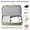 Travel Duffel Bag, Weekender Bags for Women with Shoe Compartment,2Pcs