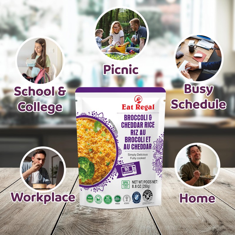 Eat Regal Ready to Eat Broccoli & Cheddar Flavored Rice