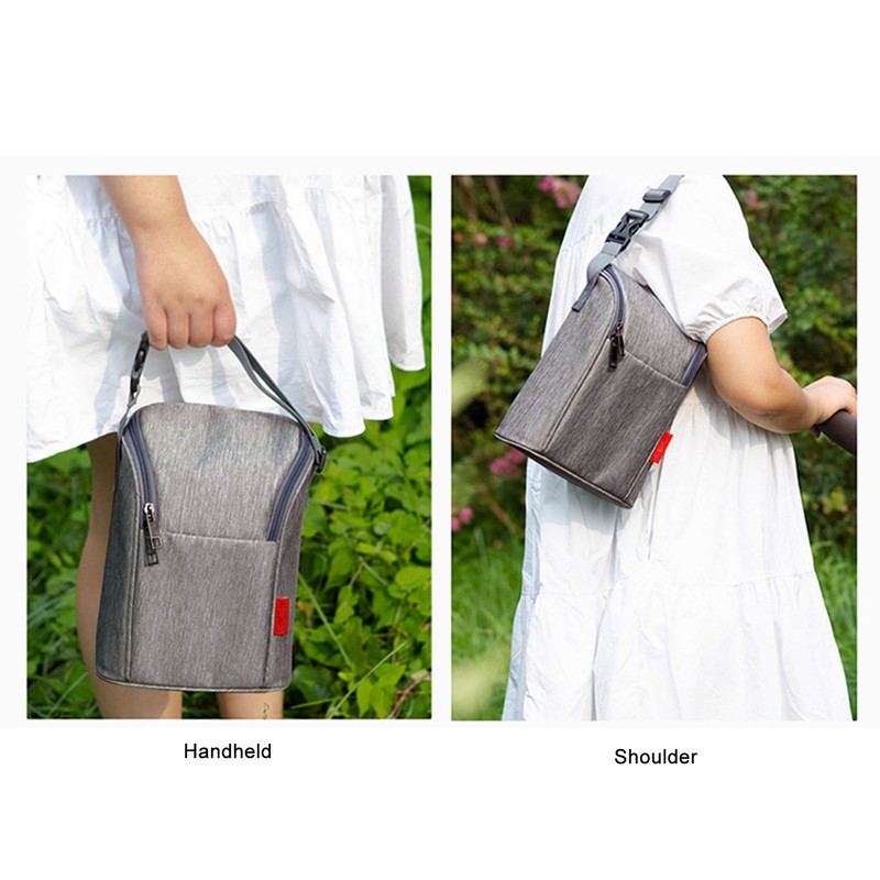 Baby Bottle Thermal Bag Bottle Storage Bag Waterproof Nylon Insulation